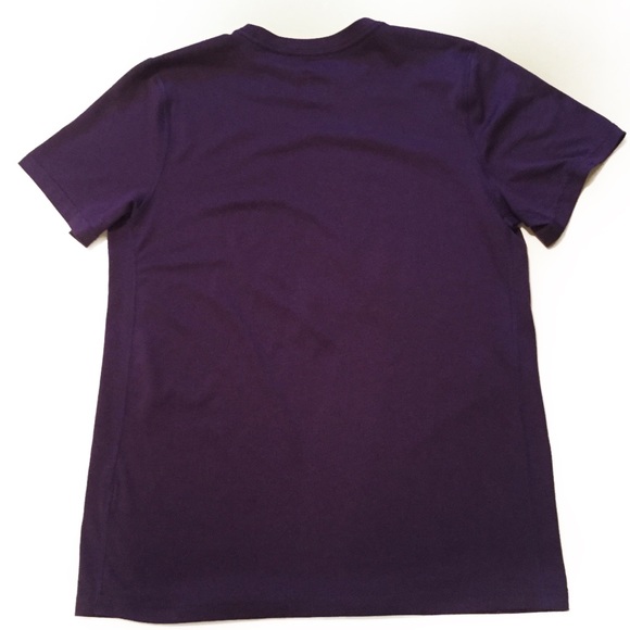 Nike Purple Boys Large Dri Fit Short Sleeve Top - Picture 2 of 5